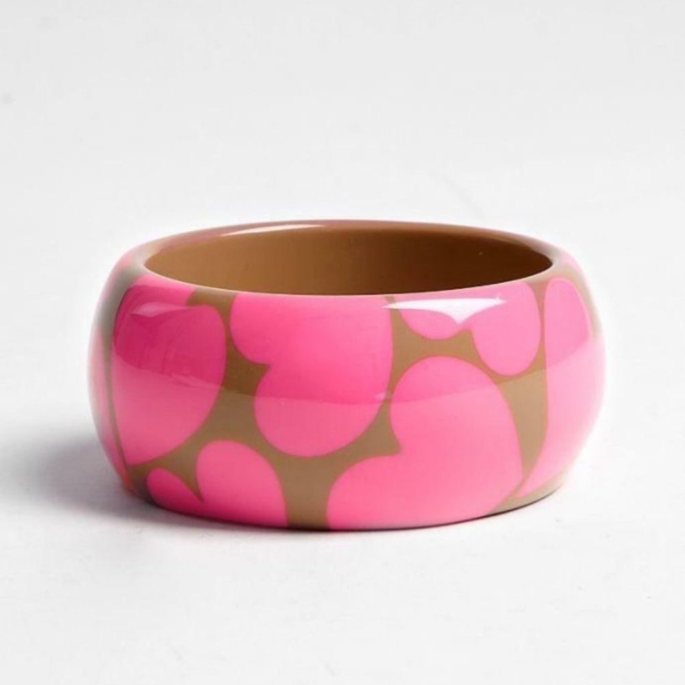 Marc By Marc Jacobs Blush Pink Heartbeat Bangle